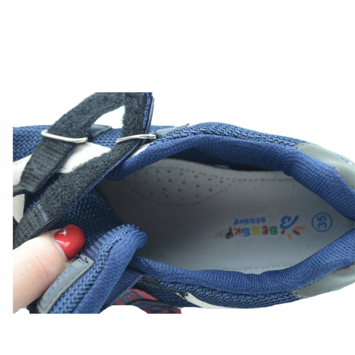 Pantofi sport pentru baieti Bessky B9873-1B-33-eu, Bleumarin [4]