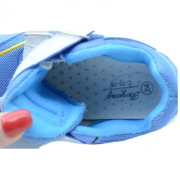 Pantofi sport pentru baieti Boyang C-75-02-D-21-eu, Albastru [5]