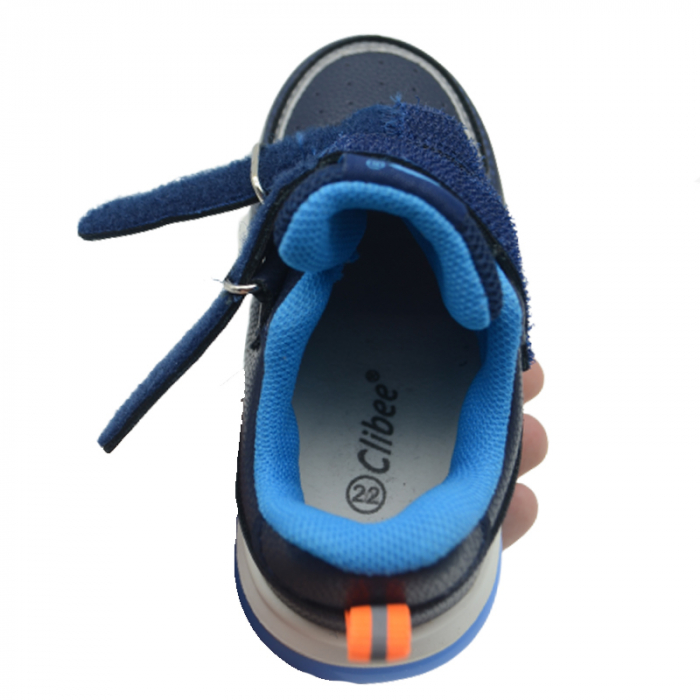 Pantofi pentru baieti Clibee E-129, Bleumarin [2]