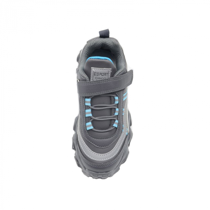 Pantofi sport pentru baieti Tom Miki C-T7854-B-33, Gri [4]