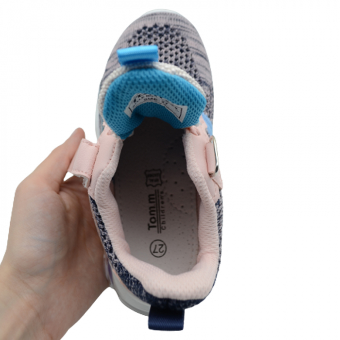 Pantofi sport ortopedici din panza pentru fete Tom Miki C-T0052-B, Multicolor [4]