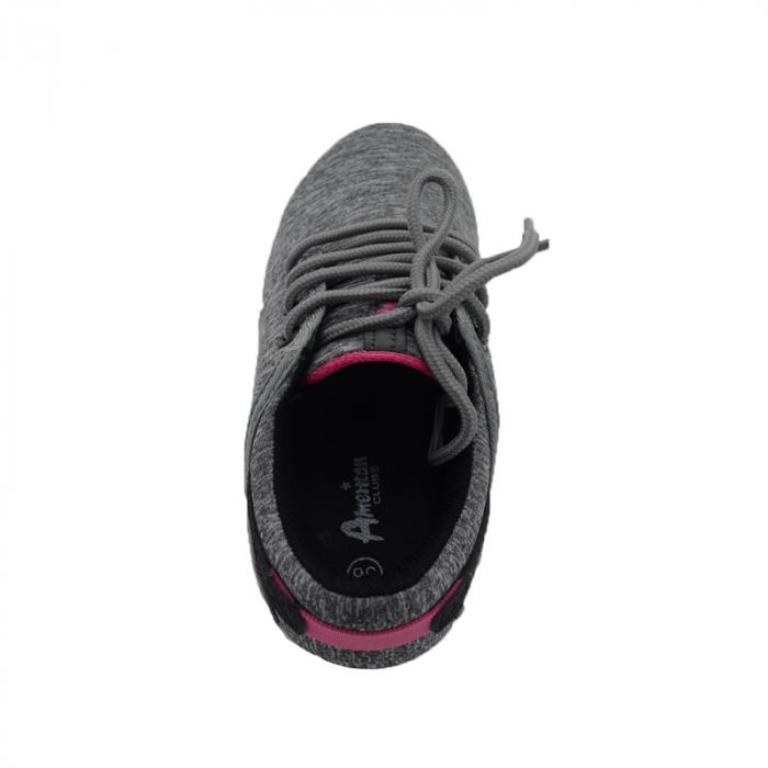 Pantofi sport pentru fete American Club 928-36, Gri [5]