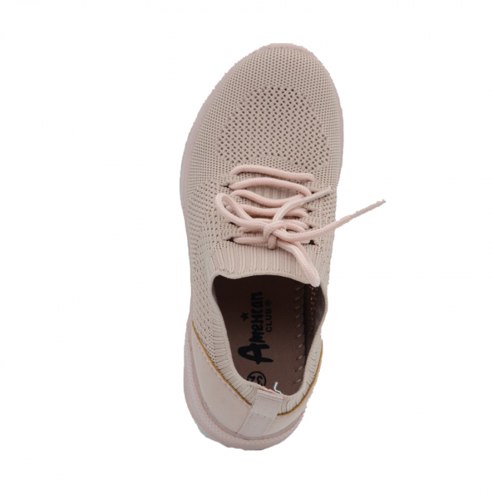 Pantofi sport pentru fete American Club AD08/19R-32, Roz [4]