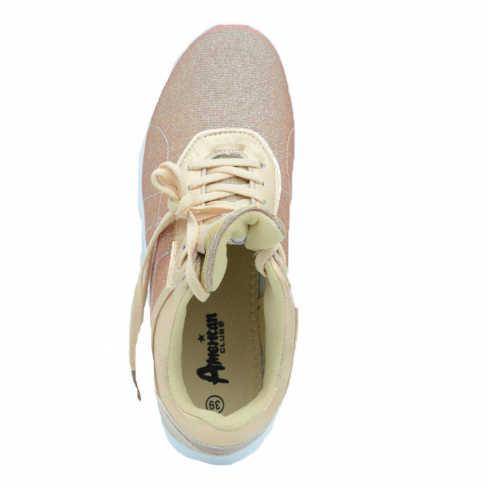 Pantofi sport pentru fete American Club ES05/19R-37, Roz [2]