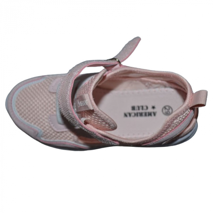 Pantofi sport pentru fete American Club ES130/23-R, Roz [4]