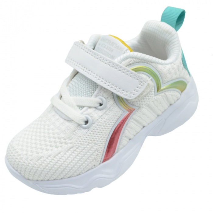 Pantofi sport pentru fete American Club RL 82/22A, Alb [3]