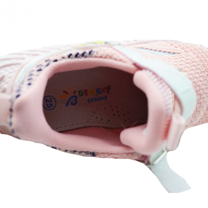 Pantofi sport pentru fete Bessky B9731-3-23, Roz [4]