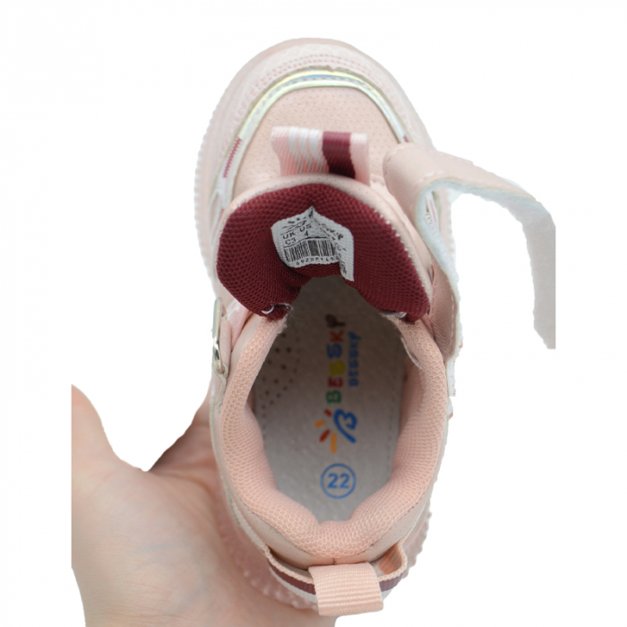Pantofi sport pentru fete Bessky San Fran BE53422-22, Roz [3]