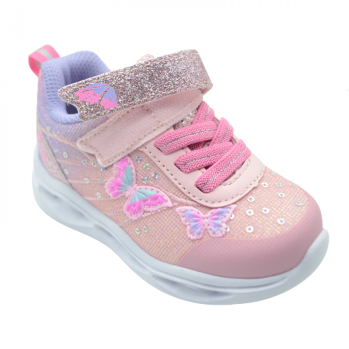 Pantofi sport pentru fete Bi&Ki A-B01040-B, Roz [5]