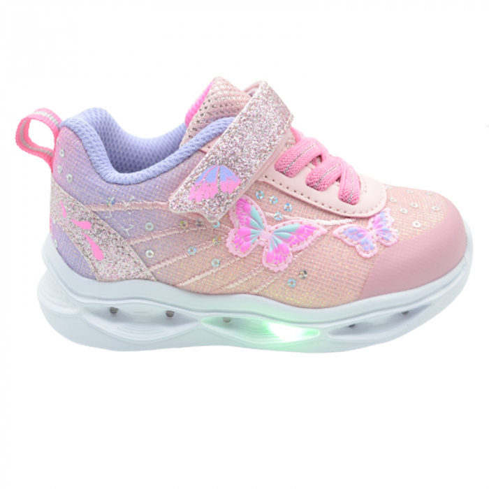 Pantofi sport pentru fete Bi&Ki A-B01040-B, Roz [7]
