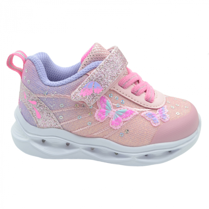 Pantofi sport pentru fete Bi&Ki A-B01040-B, Roz [6]