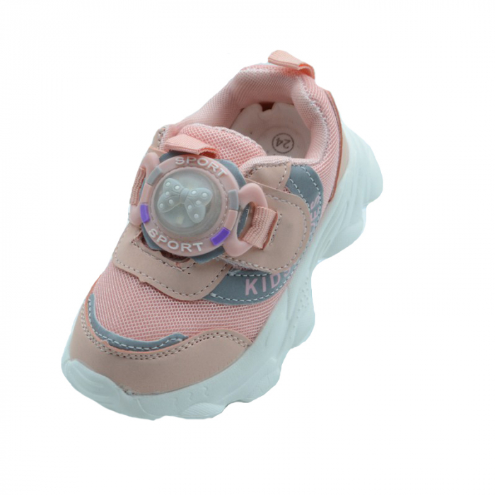 Pantofi sport pentru fete Boyang C-75-03-A-23-eu, Roz [4]