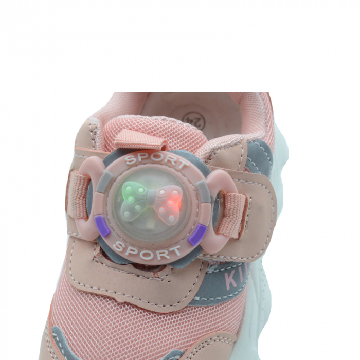 Pantofi sport pentru fete Boyang C-75-03-A-23-eu, Roz [3]