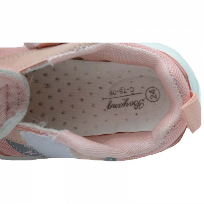 Pantofi sport pentru fete Boyang C-75-03-A-23-eu, Roz [6]