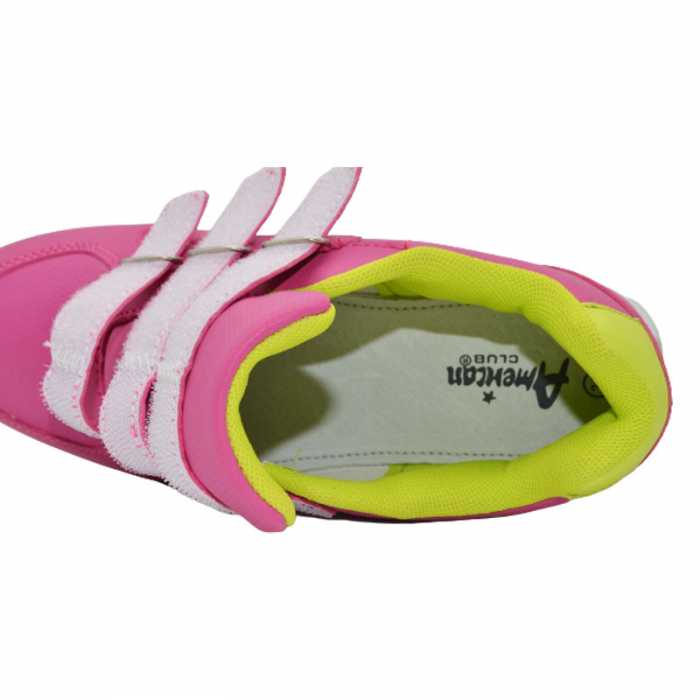 Pantofi sport pentru fete American Club 100823-2, Fucsia [3]