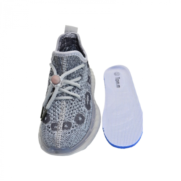Pantofi sport pentru fete, Tom Miki T-11562-A, Gri [6]