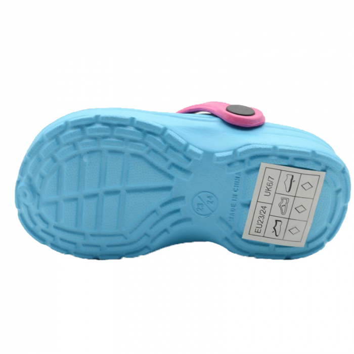 Papuci din spuma pentru fete Shimmer & Shine Setino 870-509-32-34, Turcoaz [5]