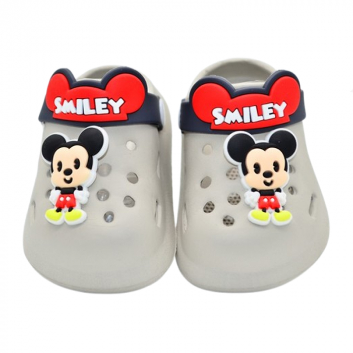 Papuci din spuma EVA Mickey Mouse pentru baieti Mini Junior PSE-1, Gri [5]