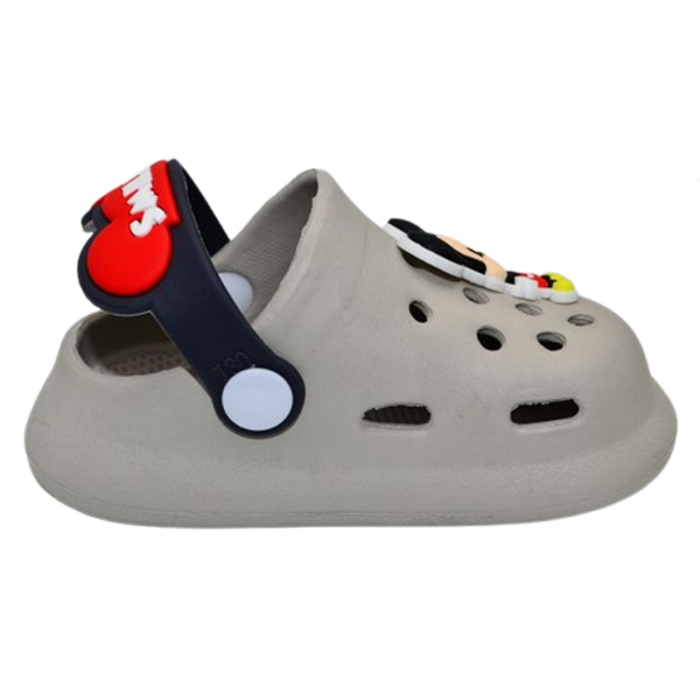 Papuci din spuma EVA Mickey Mouse pentru baieti Mini Junior PSE-1, Gri [2]
