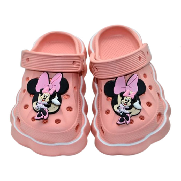 Papuci din spuma EVA Minnie Mouse pentru fete Mini Junior PSE-8, Coral [5]