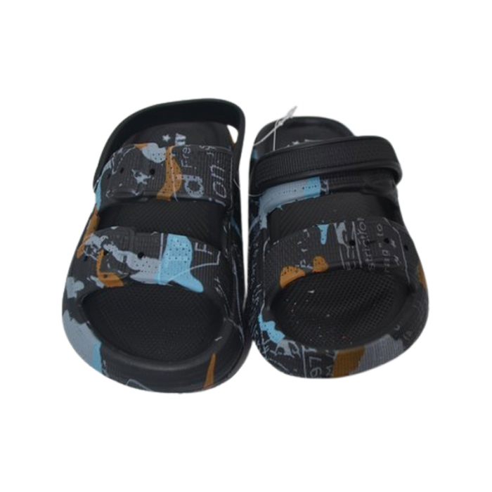 Papuci din spuma EVA, pentru baieti, American Club, NH179N, Negru [3]