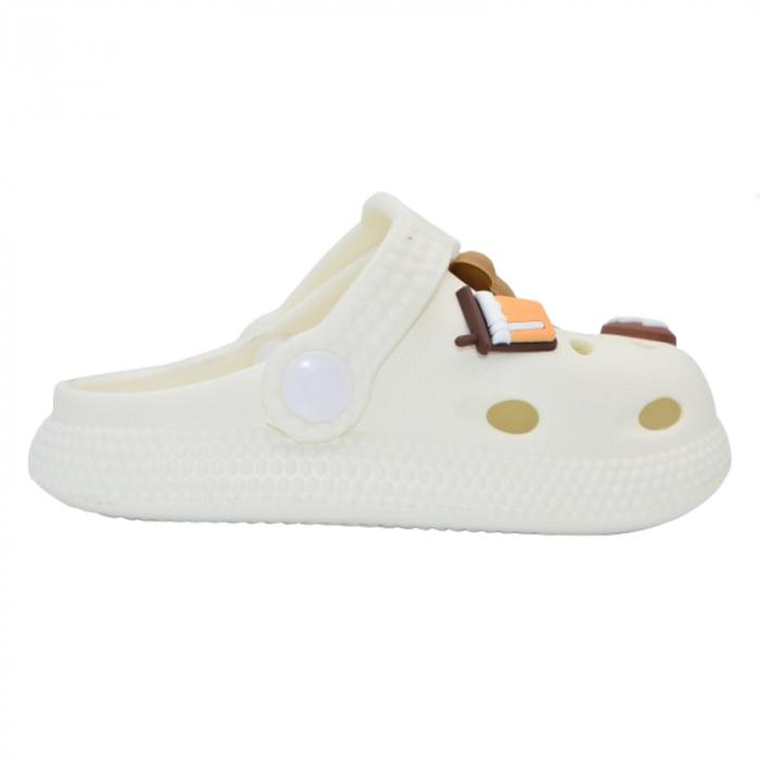 Papuci din spuma EVA pentru copii Mini Junior PAP-MJ21, Crem [3]