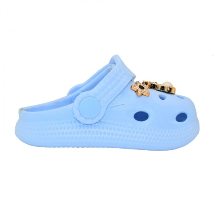 Papuci din spuma EVA pentru fete Mini Junior PAP-MJ11, Albastru [4]