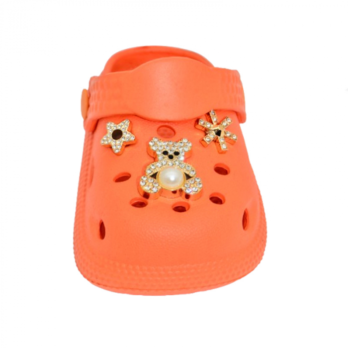 Papuci din spuma EVA pentru fete Mini Junior PAP-MJ13, Portocaliu [2]