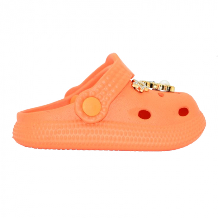 Papuci din spuma EVA pentru fete Mini Junior PAP-MJ13, Portocaliu [3]