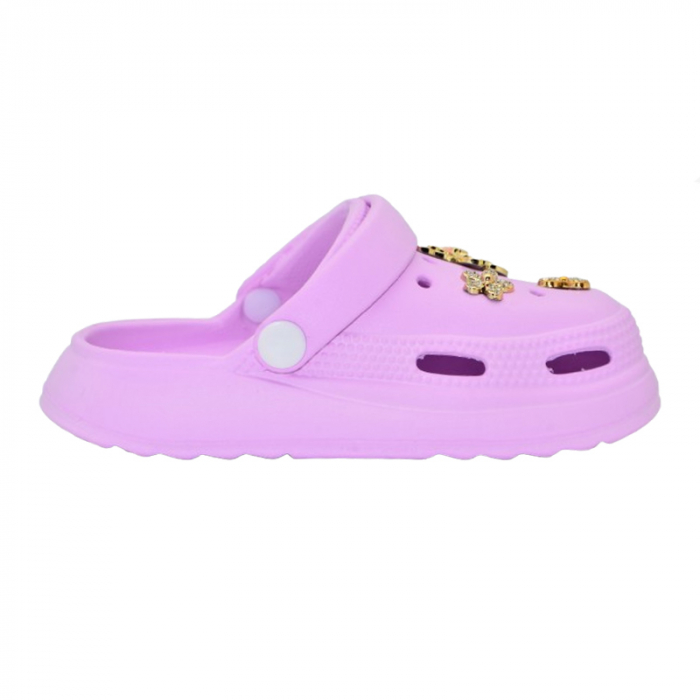 Papuci din spuma EVA pentru fete Mini Junior PAP-MJ16, Mov [3]