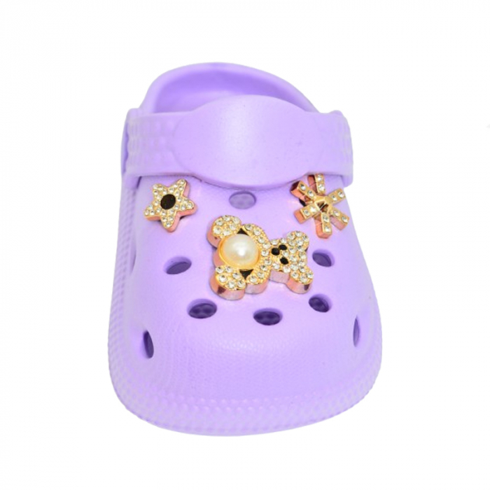 Papuci din spuma EVA pentru fete Mini Junior PAP-MJ19, Mov [2]