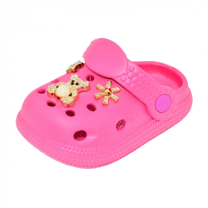 Papuci din spuma EVA pentru fete Mini Junior PAP-MJ20, Fucsia [1]