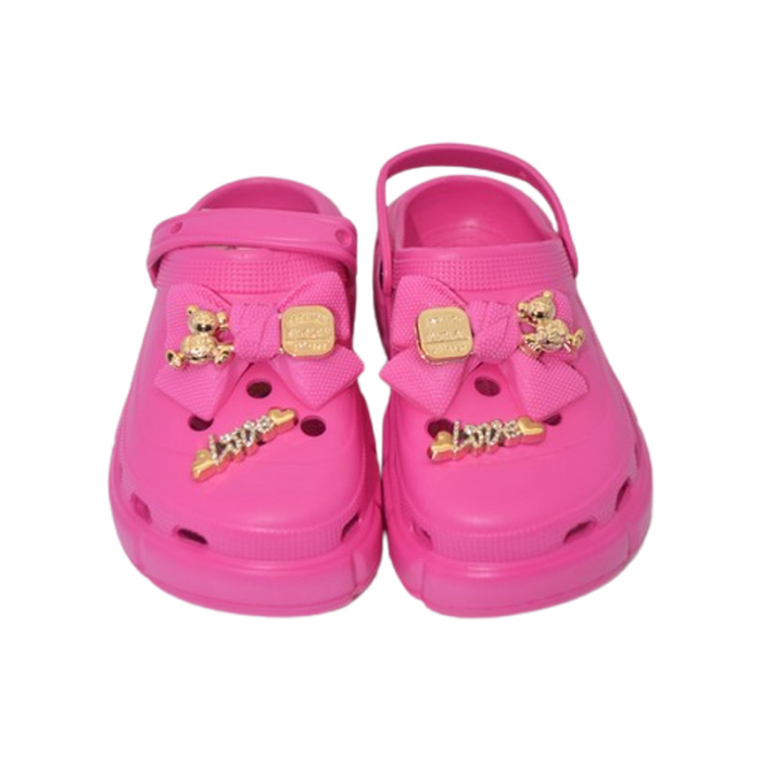 Papuci din spuma EVA, pentru fete, Mini Junior PSF-100625MJF, Fucsia [3]
