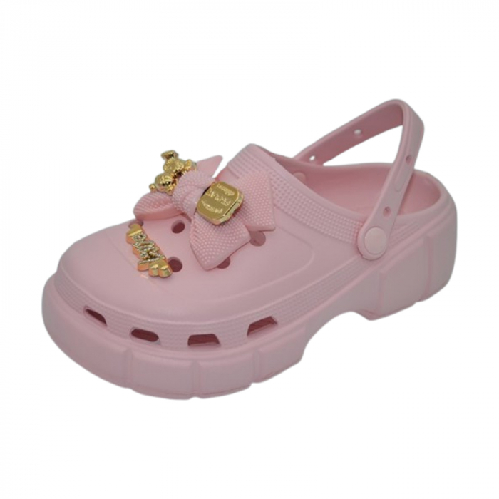 Papuci din spuma EVA, pentru fete, Mini Junior PSF-100625MJR, Roz [3]