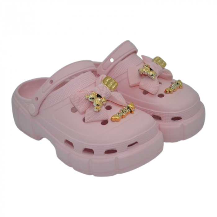 Papuci din spuma EVA, pentru fete, Mini Junior PSF-100625MJR, Roz [2]
