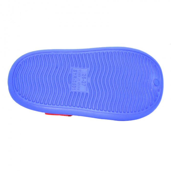 Papuci din spuma EVA Spider Man pentru baieti Mini Junior PAP-MJ3, Albastru [4]