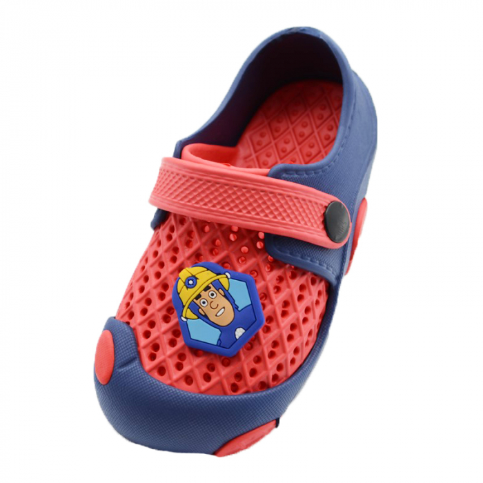 Papuci din spuma pentru baieti Setino Pompierul Sam 870-435R-29-30, Multicolor [3]