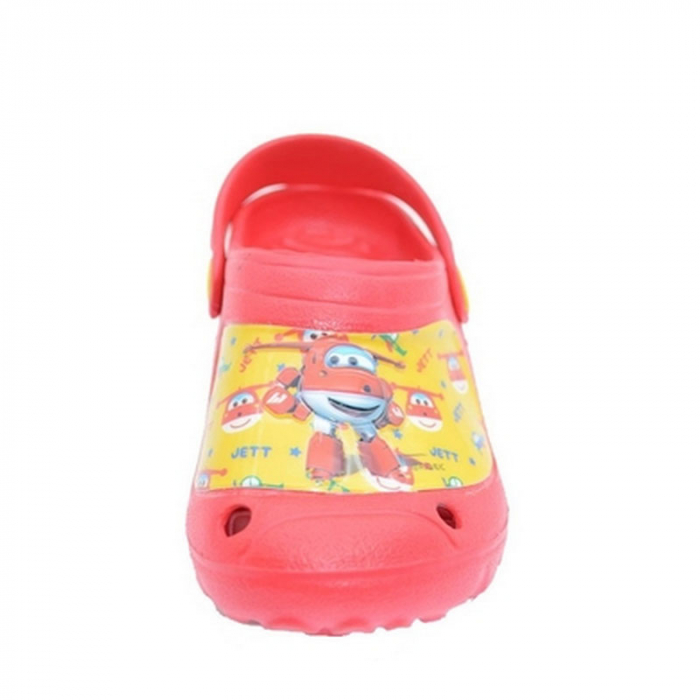 Papuci din spuma pentru baieti Super Wings Sun City QE4903RO-34-35, Rosu [2]