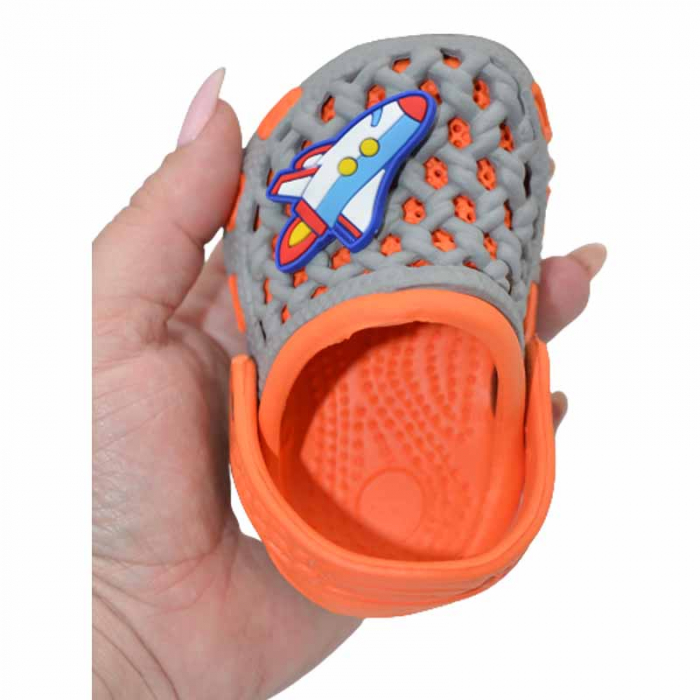 Papuci din spuma pentru baieti MRS 1329-1G, Gri [4]