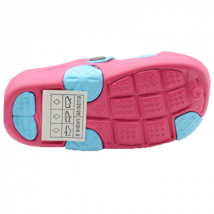 Papuci din spuma pentru fete Setino 870-436-23-24, Fucsia [2]