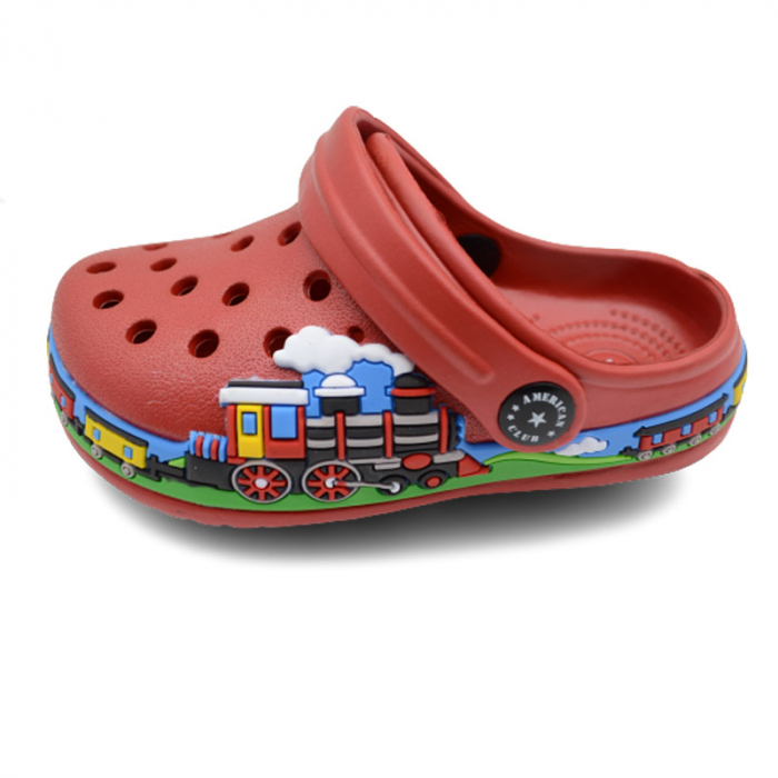 Papuci pentru baieti American Club NH 46/22, Rosu [4]