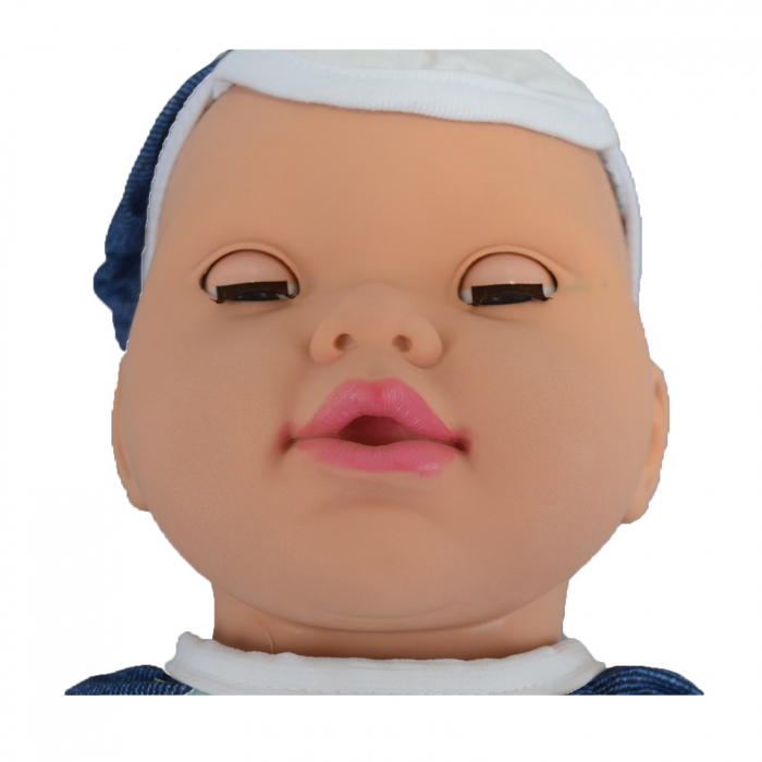 Papusa baiat 60 cm pentru copii 3+ ani Mini Junior PPSA-4, Multicolor [3]