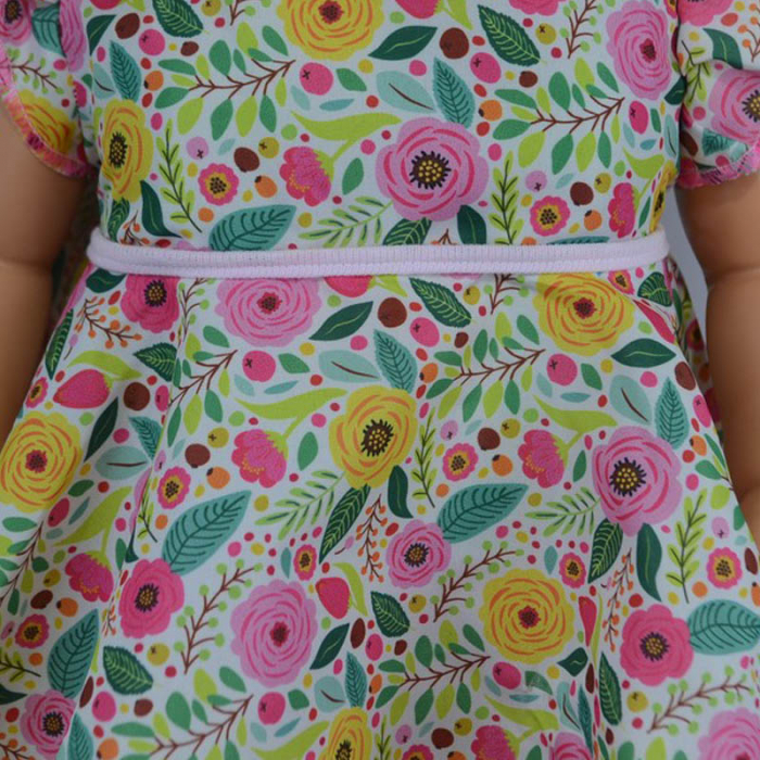 Papusa fetita 60 cm pentru fete 3+ ani Mini Junior 056228, Multicolor [3]