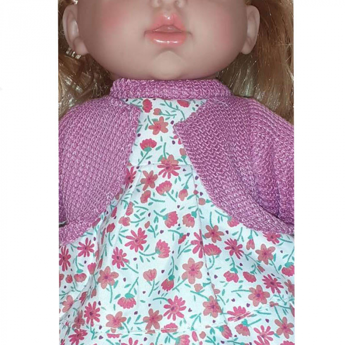 Papusa fetita 40 cm pentru fete OEM 116334, Roz [3]