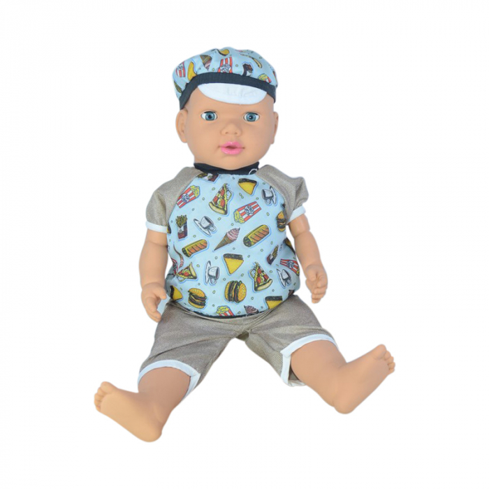 Papusa baietel 60 cm pentru fete 3+ ani Mini Junior 056228-3E, Multicolor [2]