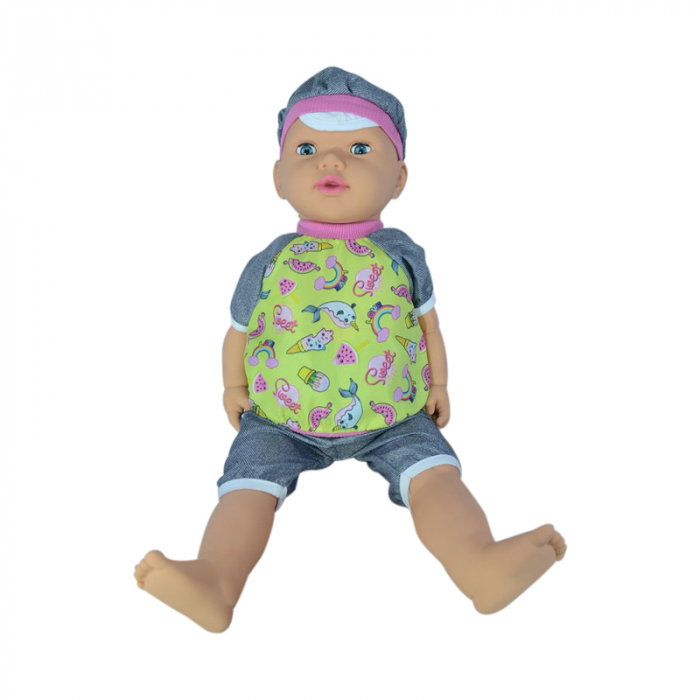 Papusa baietel 60 cm pentru fete 3+ ani Mini Junior 056228-3J, Multicolor [2]