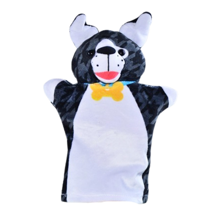 Păpușă de mână, in forma de caine, Mini Junior PM0509N, Negru [1]