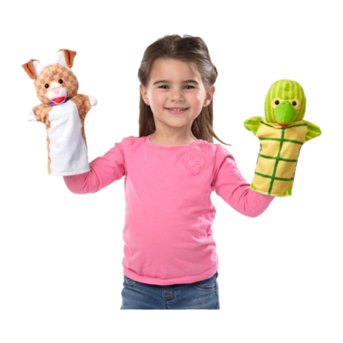 Păpușă de mână, in forma de pisica, Mini Junior PM0509P3, Gri [4]