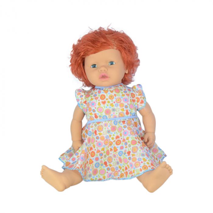 Papusa fetita 60 cm pentru fete 3+ ani Mini Junior 056228-3A, Multicolor [2]