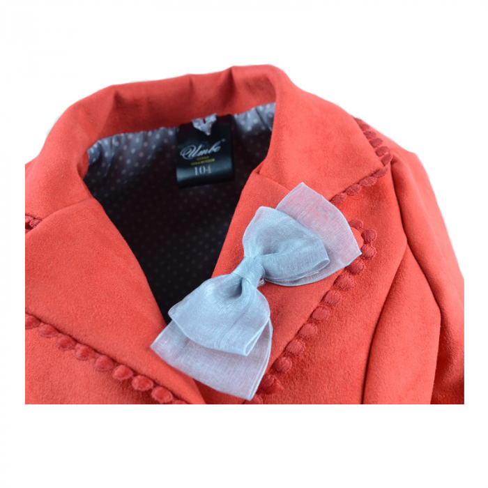 Pardesiu elegant fete Umbo UMBF2-104, Coral [5]
